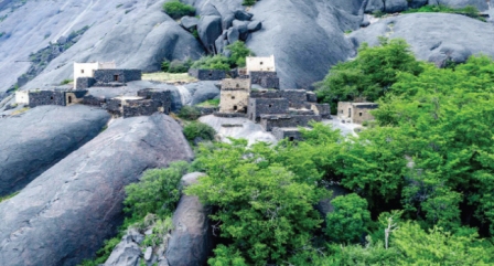قرية غية الأثرية أهم المقاصد السياحية في منطقة #عسير